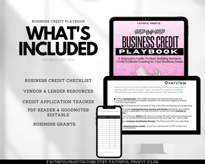 Business Credit Playbook