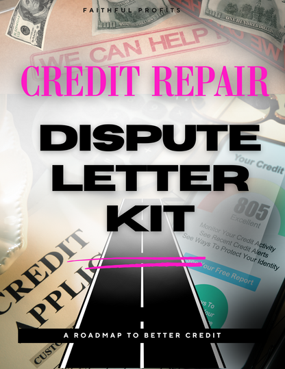 Credit Repair Dispute Letter Kit- Download or Print