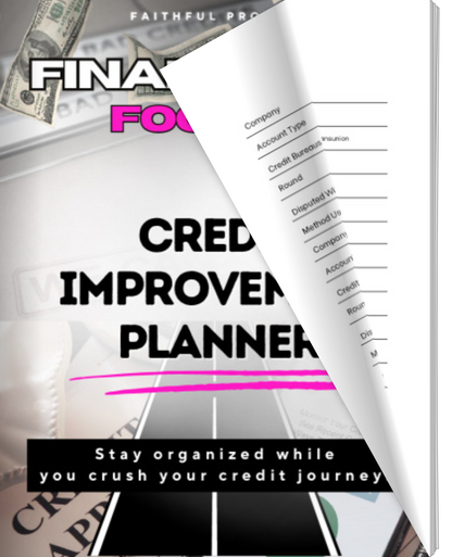 Credit Improvement Planner