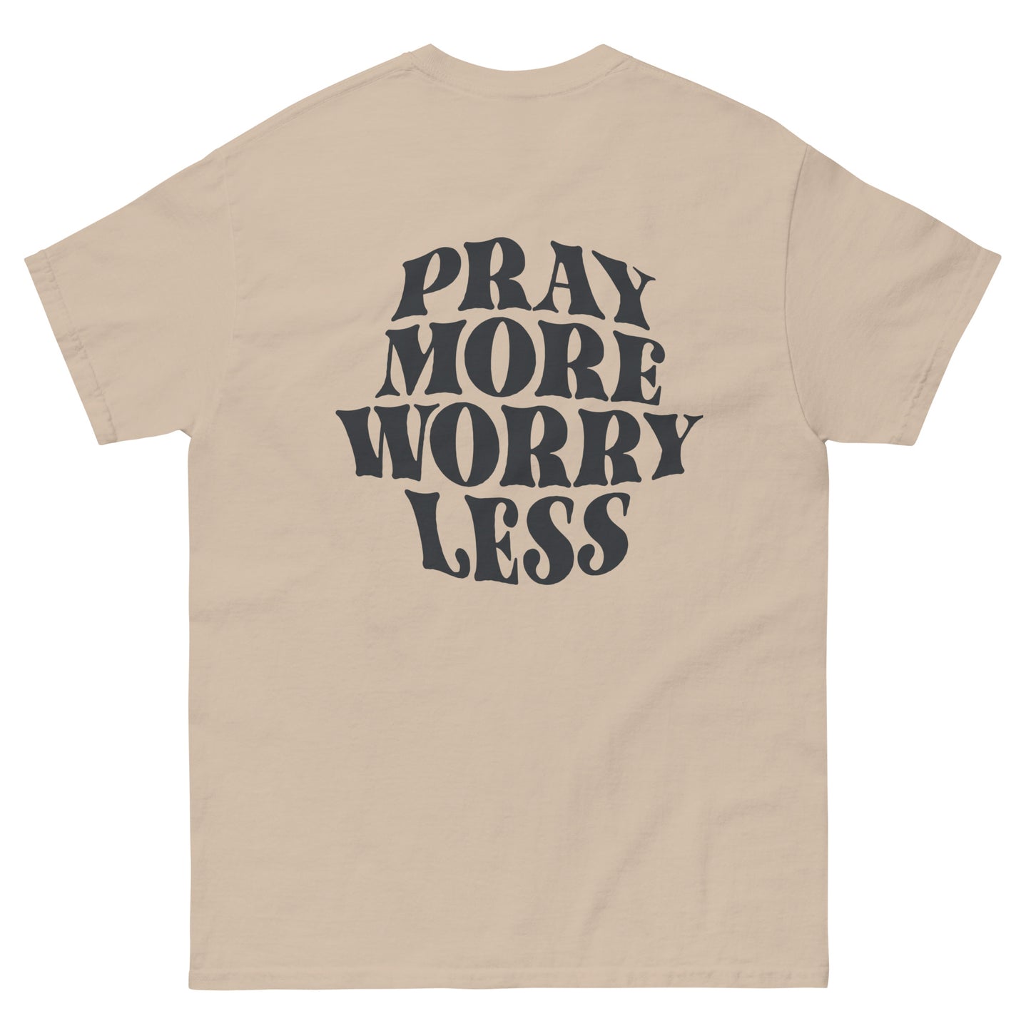 PRAY MORE WORRY LEE TEE