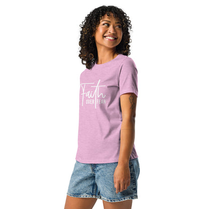 Faith Over Fear - Women's Relaxed T-Shirt