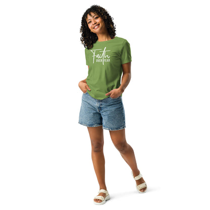 Faith Over Fear - Women's Relaxed T-Shirt