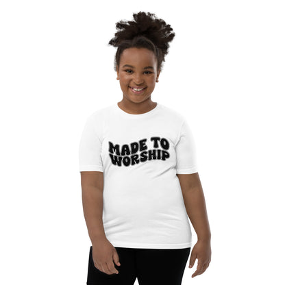 Made to Worship -Youth Short Sleeve T-Shirt