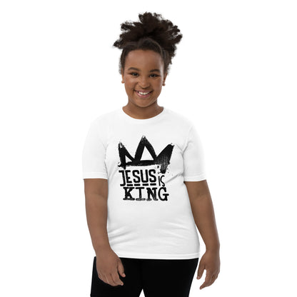 Jesus is King Youth Short Sleeve T-Shirt