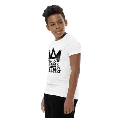 Jesus is King Youth Short Sleeve T-Shirt